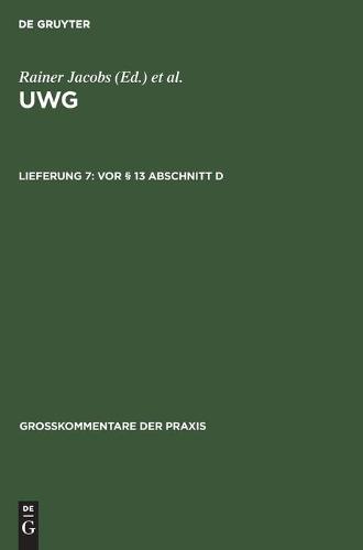 VOR § 13 Abschnitt D