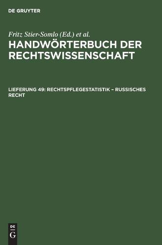 Rechtspflegestatistik - Russisches Recht