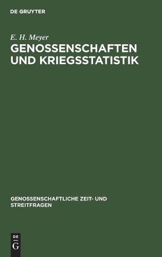 Genossenschaften Und Kriegsstatistik