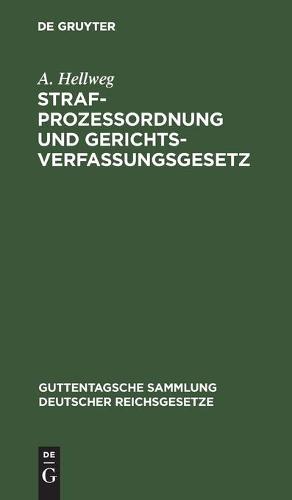 Strafprozessordnung Und Gerichtsverfassungsgesetz