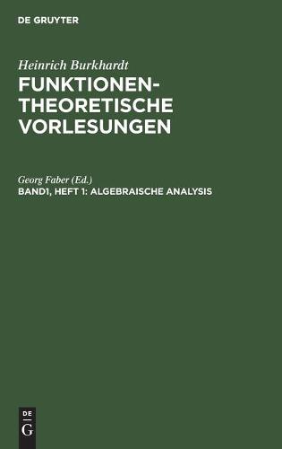 Algebraische Analysis