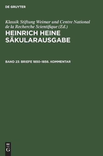 Briefe 1850-1856. Kommentar