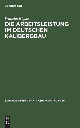 Die Arbeitsleistung Im Deutschen Kalibergbau