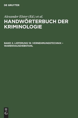 Vernehmungstechnik - Warenhausdiebstahl