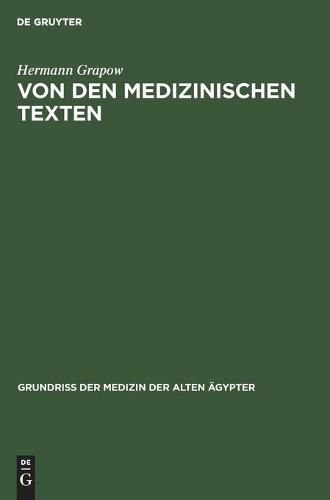 Von Den Medizinischen Texten
