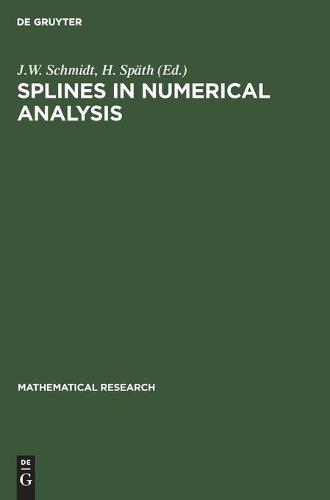 Splines in Numerical Analysis