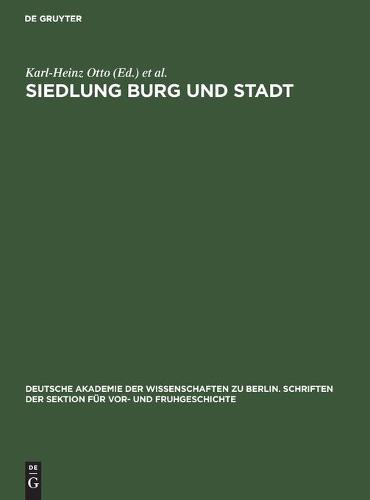 Siedlung Burg Und Stadt