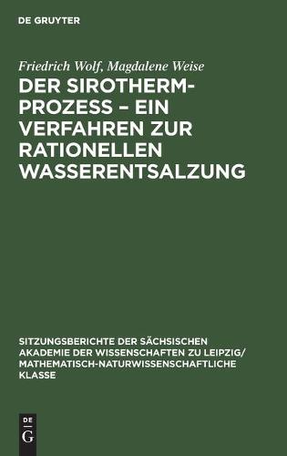 Der Sirotherm-Prozess - Ein Verfahren Zur Rationellen Wasserentsalzung
