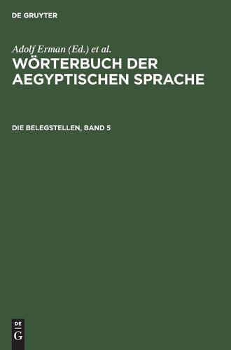 Die Belegstellen, Band 5