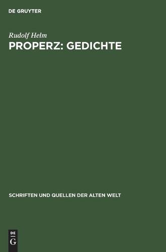 Properz: Gedichte