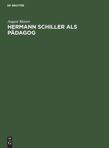 Hermann Schiller ALS Pädagog