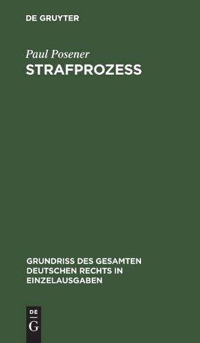 Strafprozeß