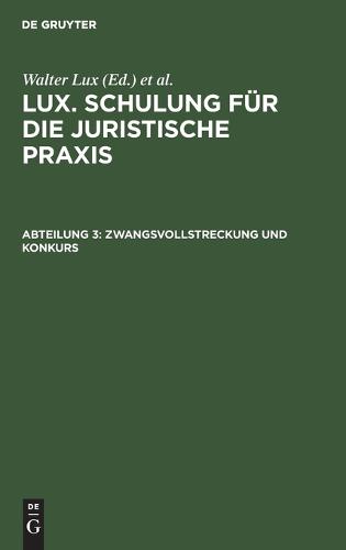 Zwangsvollstreckung Und Konkurs