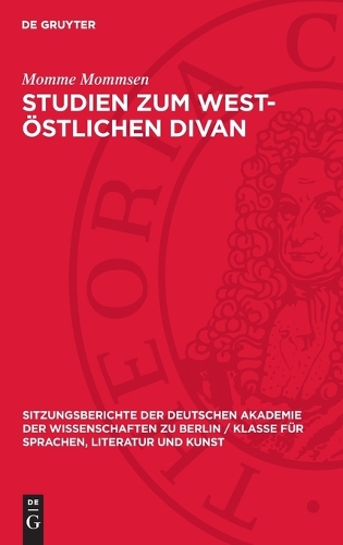 Studien Zum West-Östlichen Divan