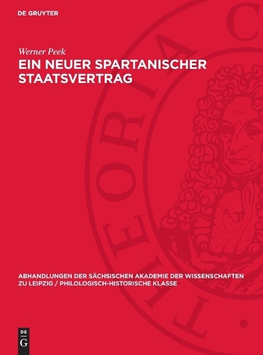Ein Neuer Spartanischer Staatsvertrag