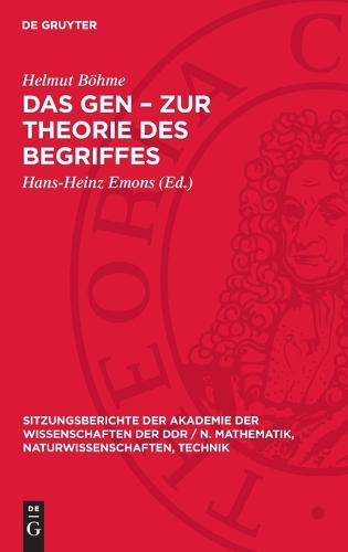 Das Gen - Zur Theorie Des Begriffes