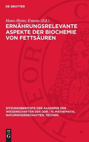 Ernährungsrelevante Aspekte Der Biochemie Von Fettsäuren