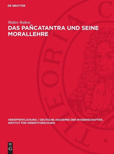 Das Pañcatantra Und Seine Morallehre