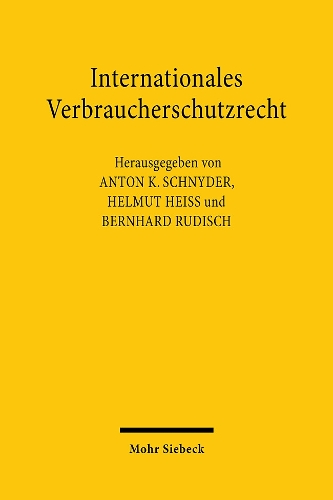 Internationales Verbraucherschutzrecht