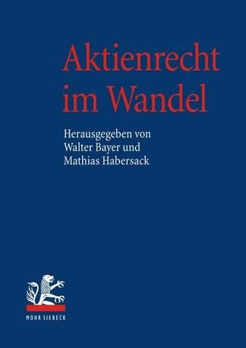 Aktienrecht im Wandel
