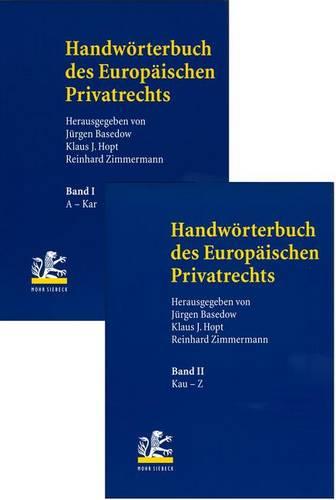 Handworterbuch Des Europaischen Privatrechts