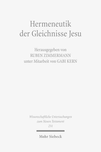 Hermeneutik der Gleichnisse Jesu