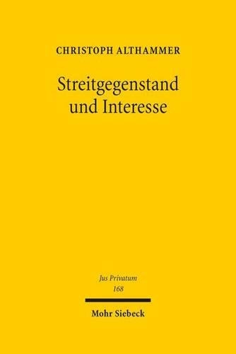 Streitgegenstand und Interesse