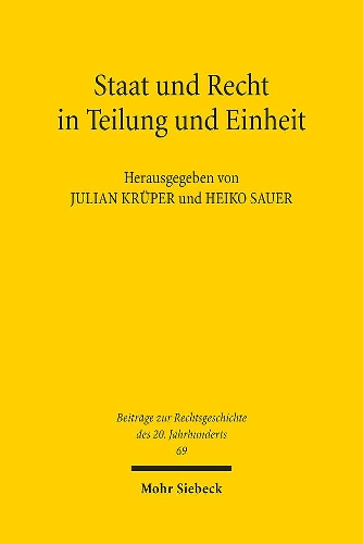 Staat und Recht in Teilung und Einheit