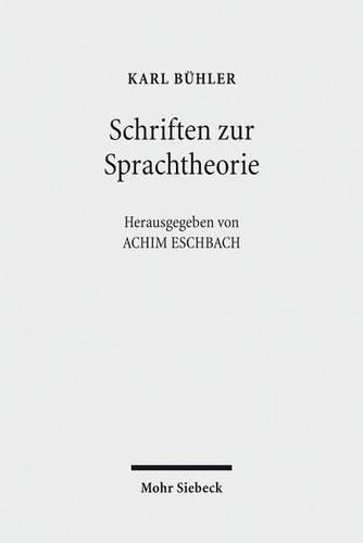 Schriften zur Sprachtheorie