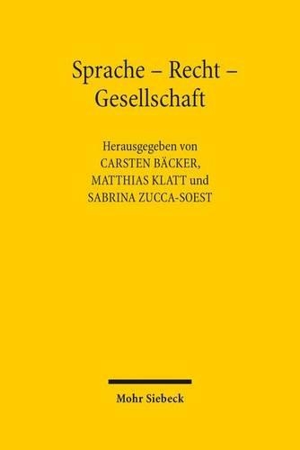 Sprache - Recht - Gesellschaft