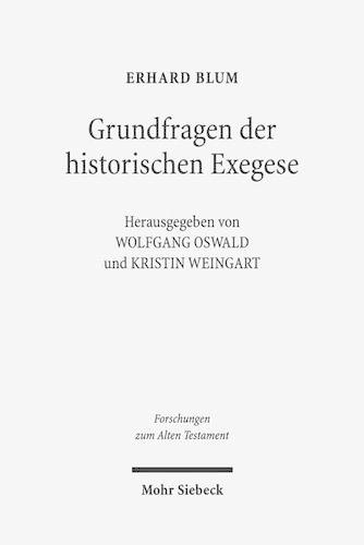 Grundfragen der historischen Exegese