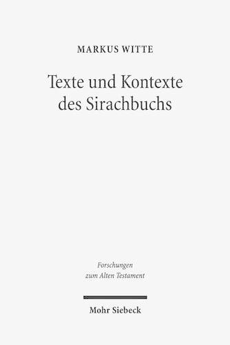 Texte und Kontexte des Sirachbuchs