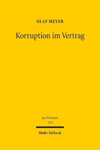 Korruption im Vertrag