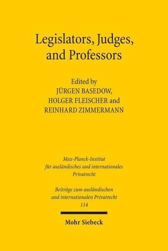 Legislators, Judges, and Professors