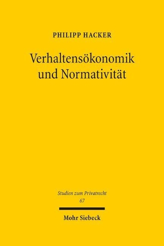 Verhaltensökonomik und Normativität