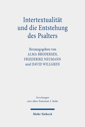 Intertextualität und die Entstehung des Psalters