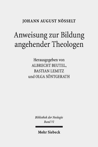 Anweisung zur Bildung angehender Theologen VI