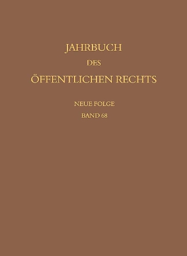 Jahrbuch des öffentlichen Rechts der Gegenwart. Neue Folge