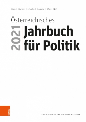 Osterreichisches Jahrbuch fur Politik 2021