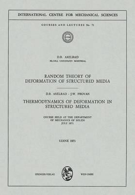 Random Theory of Deformation of Structured Media. Thermodynamics of Deformation in Structured Media