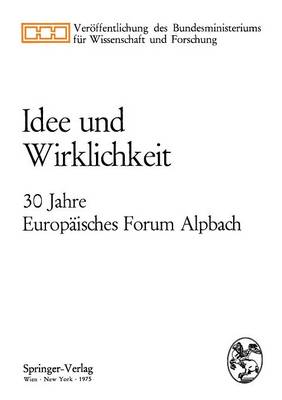Idee Und Wirklichkeit
