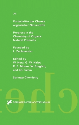 Fortschritte der Chemie organischer Naturstoffe / Progress in the Chemistry of Organic Natural Products