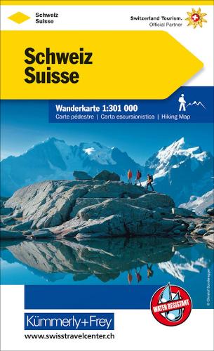 Switzerland walking map