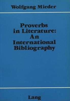 Proverbs in Literature