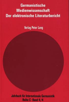 Germanistische Medienwissenschaft