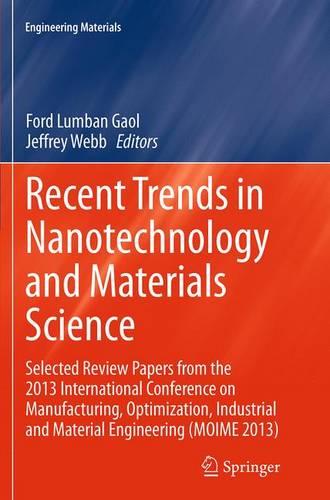Recent Trends in Nanotechnology and Materials Science