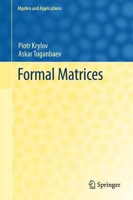Formal Matrices