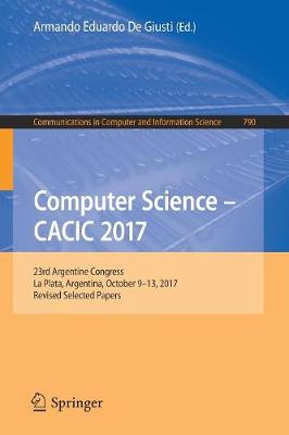 Computer Science – CACIC 2017