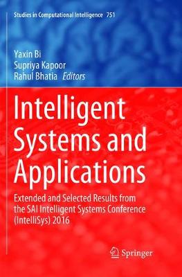Intelligent Systems and Applications