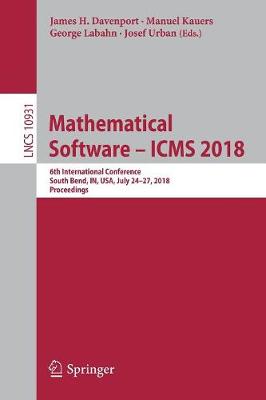Mathematical Software – ICMS 2018